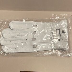 new White Leather golf Gloves